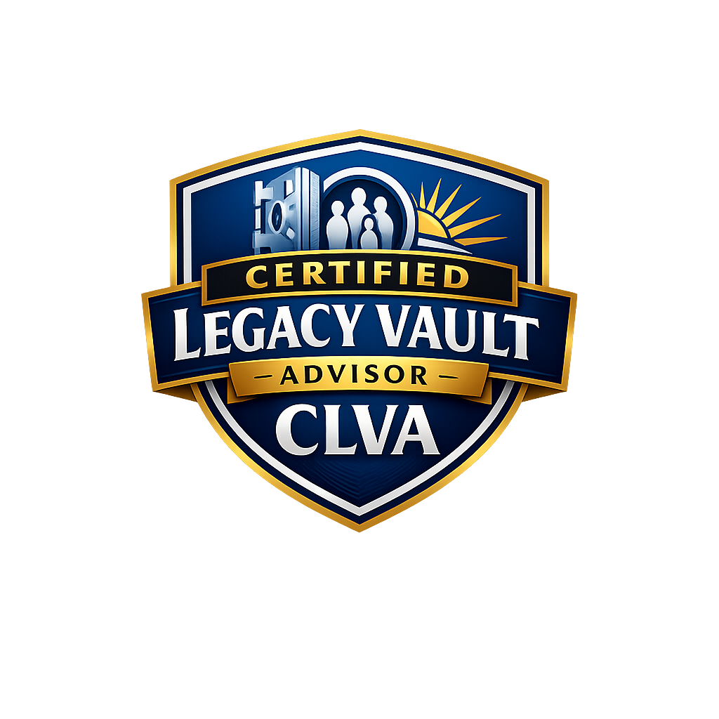 Certified Legacy Vault Advisor badge